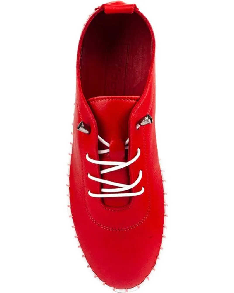 Zapatos ZUEKOOS  de Mujer ZAPATO COMODO  ROJO