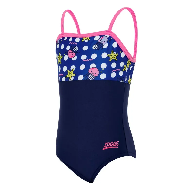 Zoggs Bañador Classicback PRINT Tots Niñas Jellyfish print