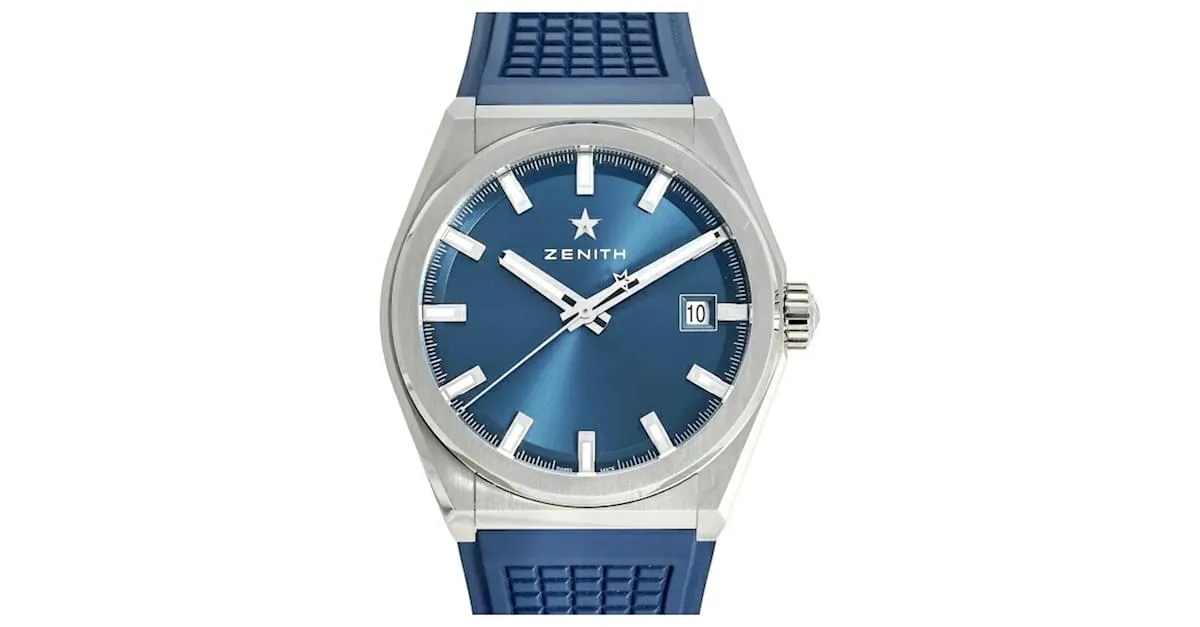 Zénith Reloj Zenith Defy Classic con esfera azul de barra 