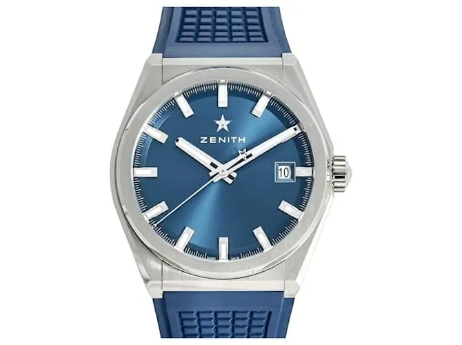 Zénith Reloj Zenith Defy Classic con esfera azul de barra 