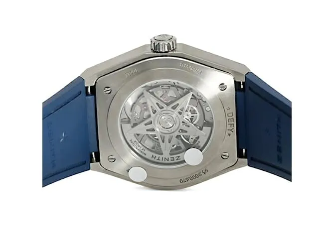 Zénith Reloj Zenith Defy Classic con esfera azul de barra 